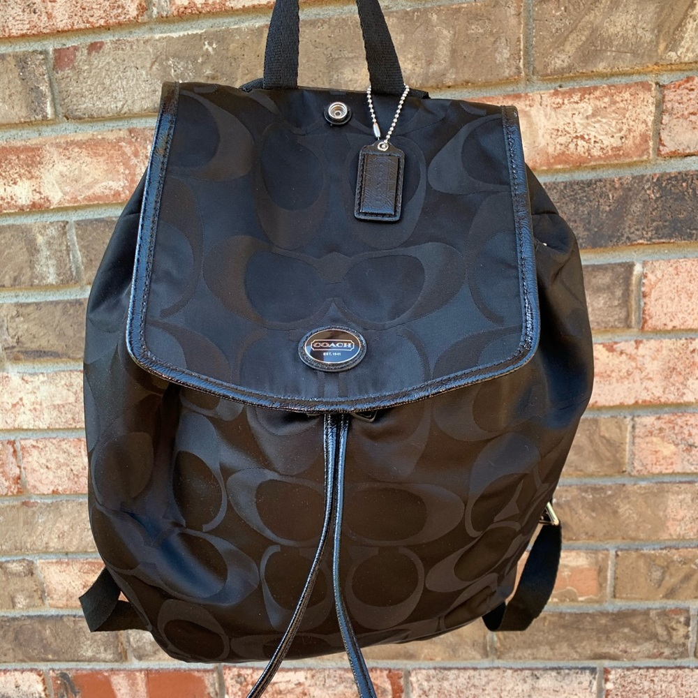 COACH drawstring backpack